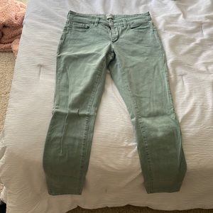 sage green jeans from Target